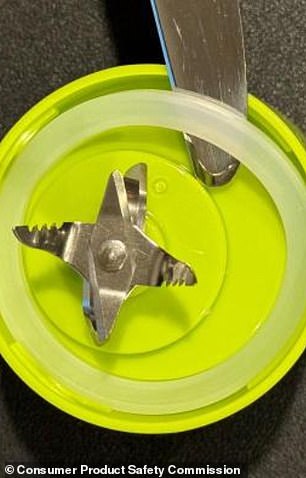 The California-based company has received 329 reports of blades breaking off during use