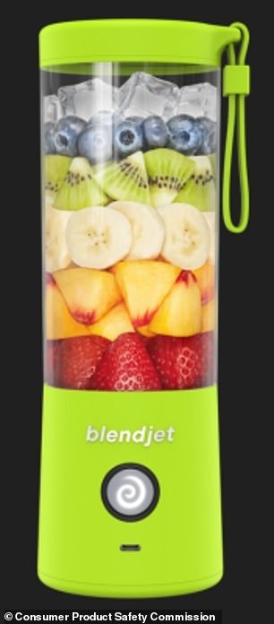 The portable blenders are compact, battery-powered devices that allow users to blend smoothies or shakes on the go