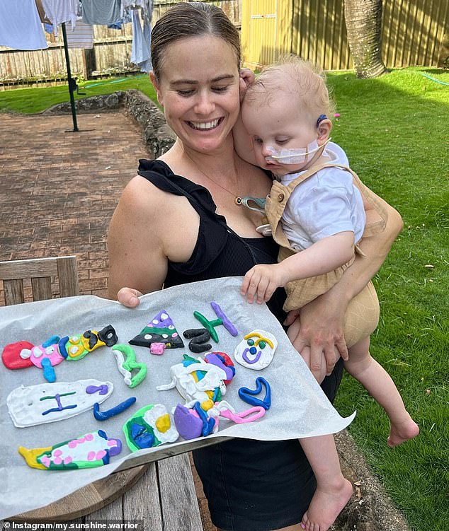 Brooke and her son Hugo spent Christmas Eve making playdough creations