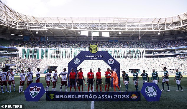 Allianz Parque is the home of the Brazilian football team Palmeiras, in the city of Sao Paulo