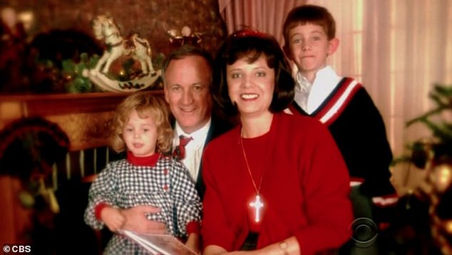 An undated photo of John and Patricia 'Patsy' Ramsey with their children JonBenet (left) and Burke (right)