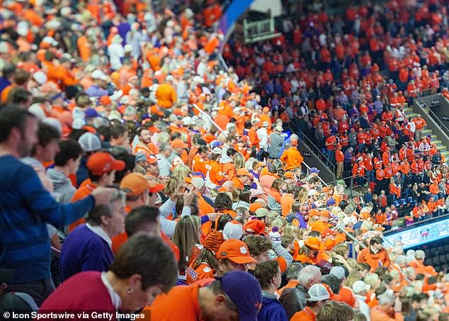 New Orleans is known for the annual Sugar Bowl college football game played on January 1.  The skyrocketing hotel prices in the Louisiana city are partly due to the large numbers of fans attending the game (photo: The Alabama Crimson Tide vs. the Clemson Tigers in 2018)