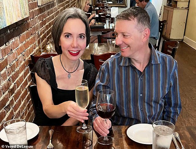 Vered and Ido left California amid rising costs and crime (photo: the couple at their favorite local restaurant in Memphis, Tennessee)