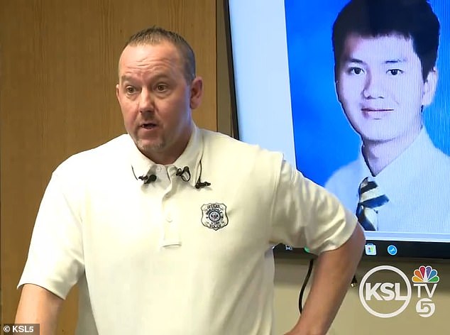 During a news conference Friday, Riverdale Police Chief Casey Warren said Zhuang's parents, who live in China, had received photos of their son that 