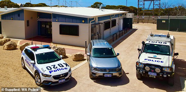 The police in Eucla (pictured) operate on WA time, but the people they police operate on Western Central Time