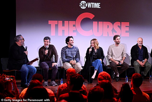 Her husband, Dave McCary, who she met on Saturday Night Live, joined her on stage to discuss the dark supernatural comedy while helping produce it.