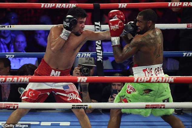 Kilic (left) has won 17 of his 18 professional fights and fought on a Tyson Fury undercard in 2019