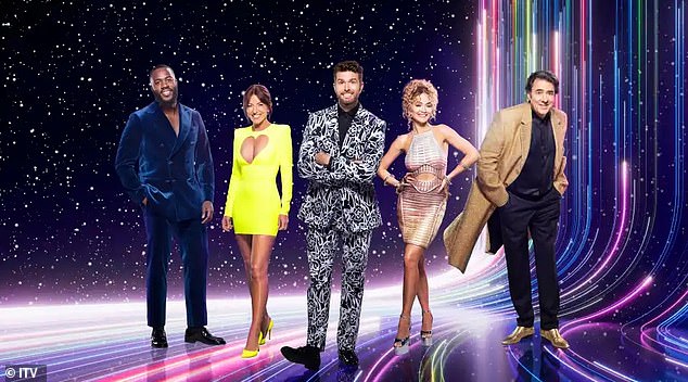 Comedian Joel Dommett, 38, presents the ITV show.  There are four judges on the panel;  Mo Gilligan, Davina McCall, Rita Ora and Jonathan Ross