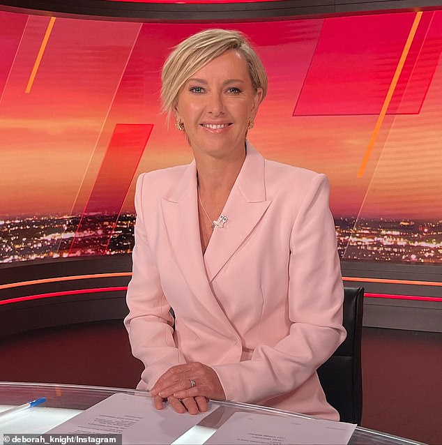 Ally recently stepped back from her hosting duties to take some much-needed annual leave.  The Channel Nine star, who joined the show at the start of this year, was replaced by veteran journalist and former 2GB radio presenter Deborah Knight (pictured)