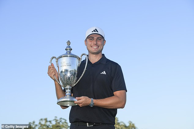 Ludvig Aberg earned his first PGA Tour victory just six months after turning pro