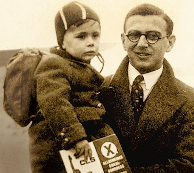 Winton in 1939, rescued from Czechoslovakia with a child.