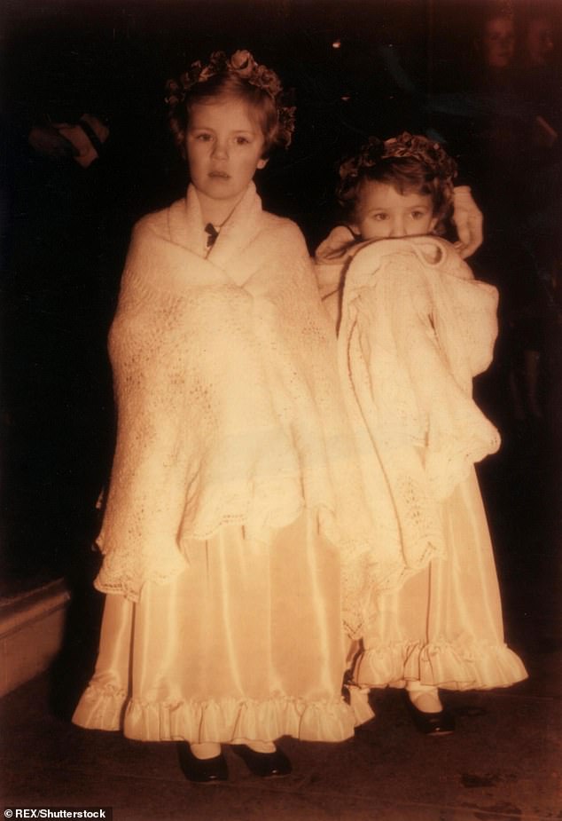 Camilla with her sister Annabel Shand