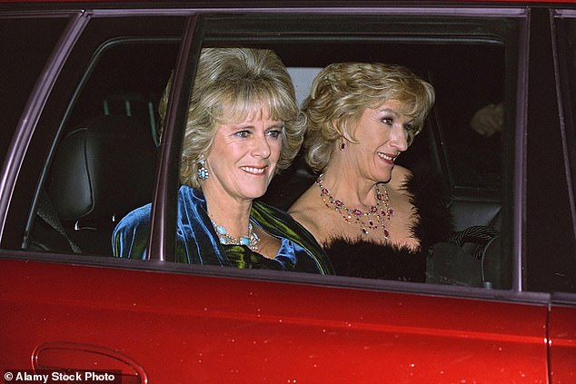 Camilla and her sister Annabel arrive in Highgrove for Prince Charles' 50th birthday celebrations