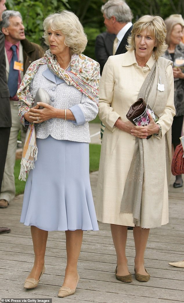 Camilla and Annabel at the Chelsea Flower Show in 2007