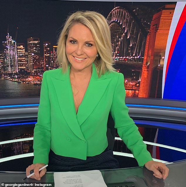 Georgie Gardner currently hosts Nine's Weekend News