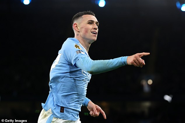 Phil Foden has made up for De Bruyne's absence, registering two assists on Saturday