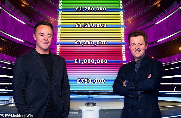 Ant and Dec, who also present I'm A Celeb and Britain's Got Talent, return to Limitless Win for its third series in January