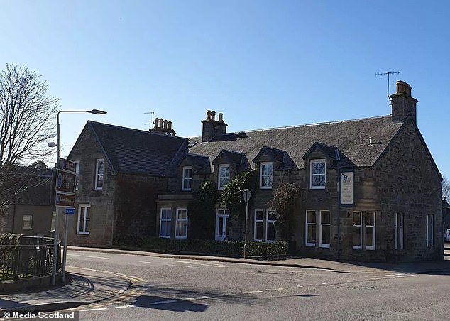 Mr Thomson, who is originally from Glasgow, bought the hotel in 2019 after returning to Scotland after spending 20 years in Dublin.  In the photo: the Osprey Hotel