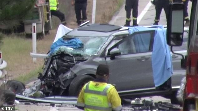 The harrowing scene on the highway after the five-vehicle crash that killed two fathers and seriously injured five people, including two of David Drozd's children