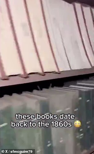 Some books were almost 200 years old