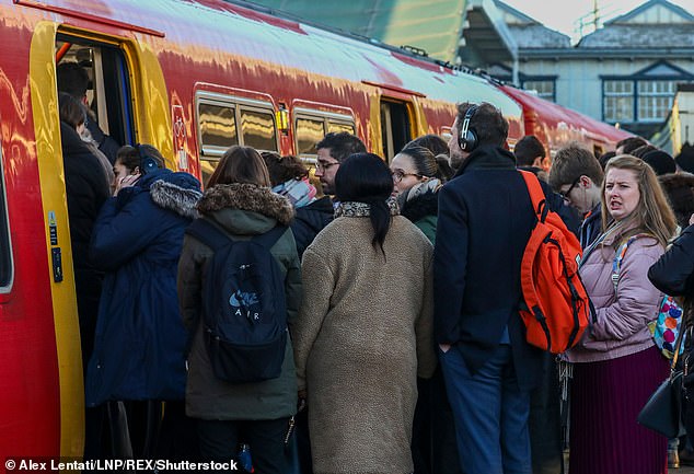 Note the gap: judging by the chaos over the Christmas holidays, the ongoing industrial action by the damned train drivers' union ASLEF and the continued poor service on many lines