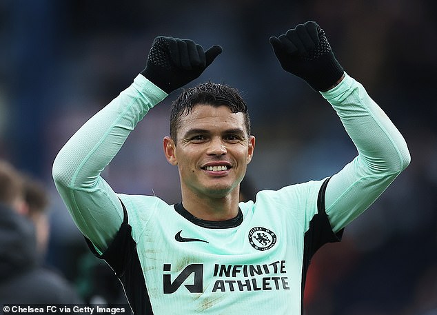 Silva did eventually smile as he welcomed Chelsea's traveling support at Luton