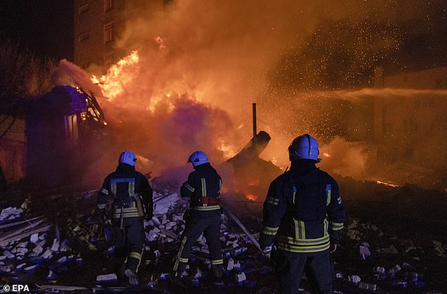 The prosecutor's office said Russian rocket attacks on Kharkiv had injured 26 people on Saturday evening after hitting a series of buildings including a hotel, a kindergarten, shops and restaurants.