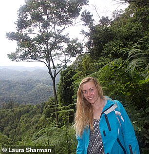 Laura in the impenetrable forest of Bwindi