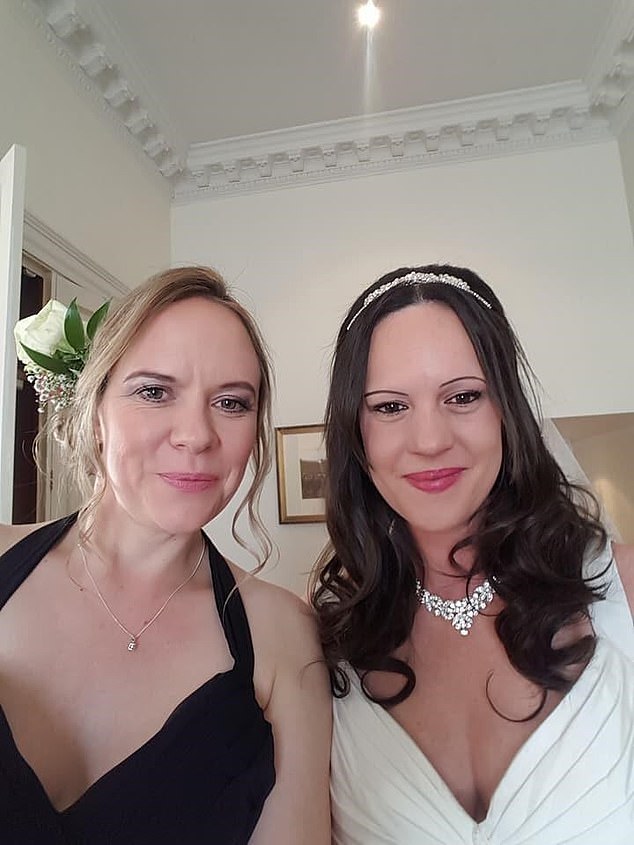 Chloe (right), who was married, had been 'struggling with her mental health for a number of years' and had used the internet to research ways to end her life