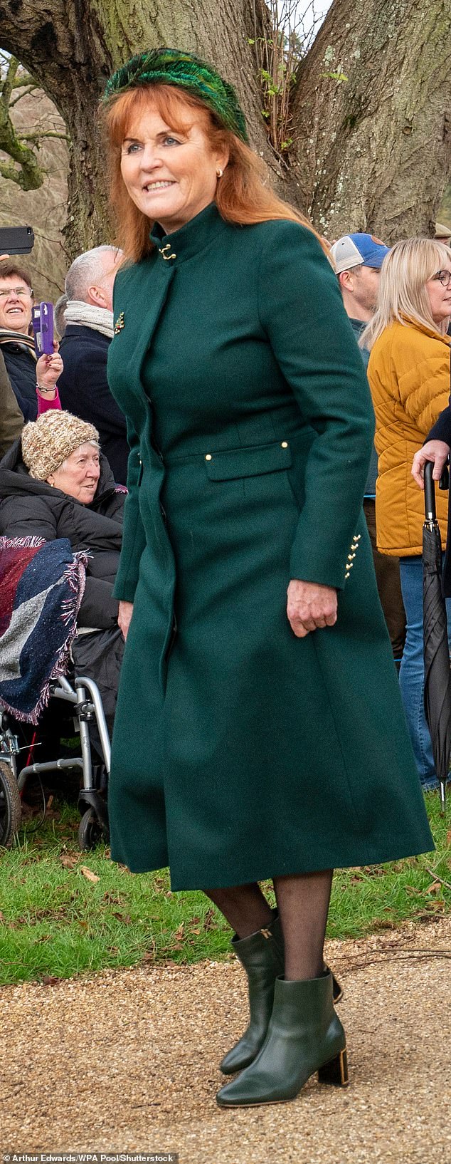 While there have been ups and downs for the Royal Family in 2023, Sarah Ferguson seemed delighted to attend her first festive season at Sandringham in three decades