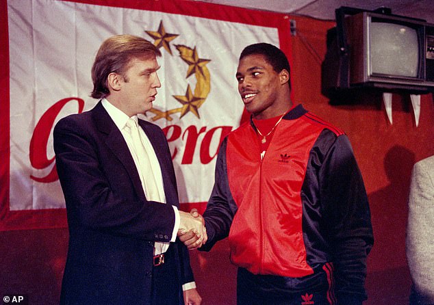 Donald Trump and Herschel Walker worked with the New Jersey generals in the USFL