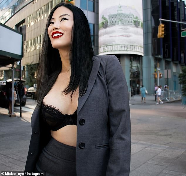 Mia Lee, 35, earned nearly $70,000 in the first half of December working as an escort and stripper for wealthy clients in New York City