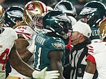 49ers star Dre Greenlaw is EJECTED for scrap with Eagles