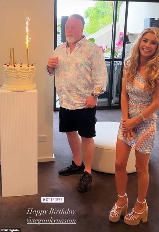 This weekend, radio king Kyle Sandilands, 52, hosted a lavish St. Tropez-themed 38th birthday party for his wife Tegan Kynaston