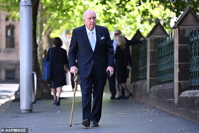 Alan Jones has denied allegations that he indecently assaulted or touched young men at the height of his broadcasting career