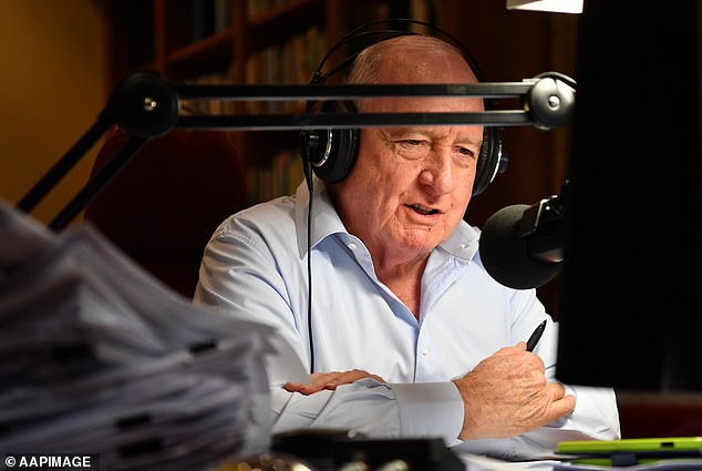 Fellow Conservative commentator Peta Credlin has said Alan Jones (pictured) 'was and is kind'