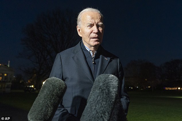 President Joe Biden told reporters on his way back from Milwaukee, Wisconsin, late Wednesday afternoon that negotiations for a ceasefire are underway at the U.N.