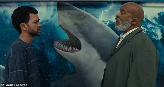 Justice Smith and David Alan Grier appear in the trailer for The American Society of Magical Negroes.  Grier jokes in this scene that the most dangerous animal on earth is an 