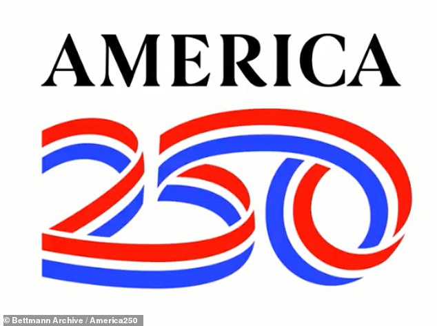 The logo was unveiled to mark the 250th anniversary of the United States of America, ahead of the celebration on July 4, 2026