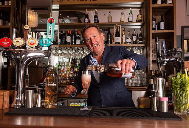 Drink up: Serial entrepreneur Clive Watson scored another big payday last month by selling City Pub Group to pub chain Young's in a £162 million deal