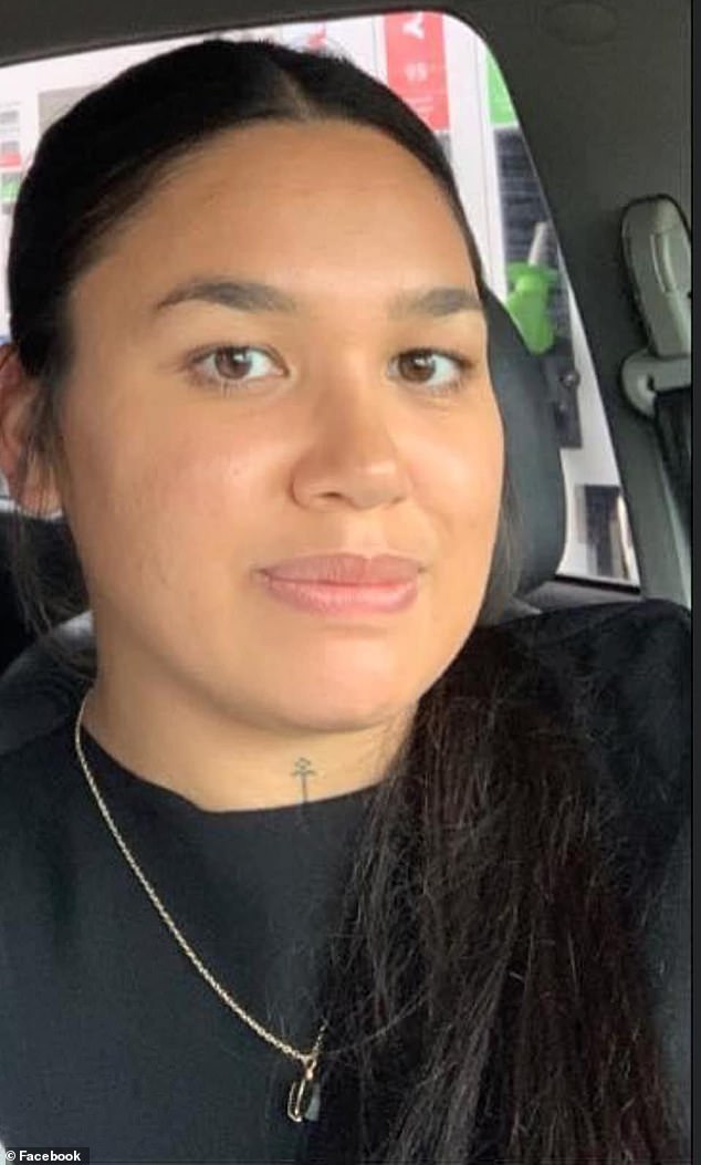 Siva Auvae (pictured), 31, died on Saturday after her partner Anaru Ormond stabbed her repeatedly at their home in Kallangur, north of Brisbane, before setting their house on fire