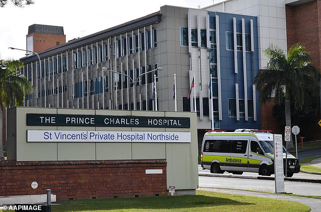 It has since been revealed that just four days prior to the incident, Osmond had been released from the mental health unit at Prince Charles Hospital (pictured) after just a two-day stay.