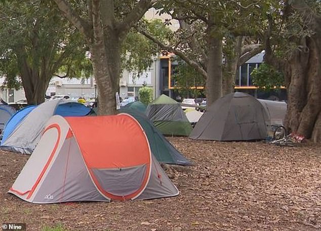 A number of people noted in the comments that Australians were being forced to live in tents in the middle of capital cities