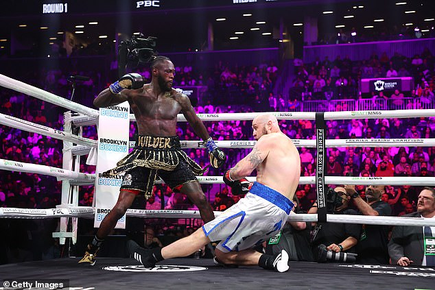 Wilder defeated Robert Helenius in the first round of their WBC heavyweight world title eliminator fight in October 2022. He has not fought since