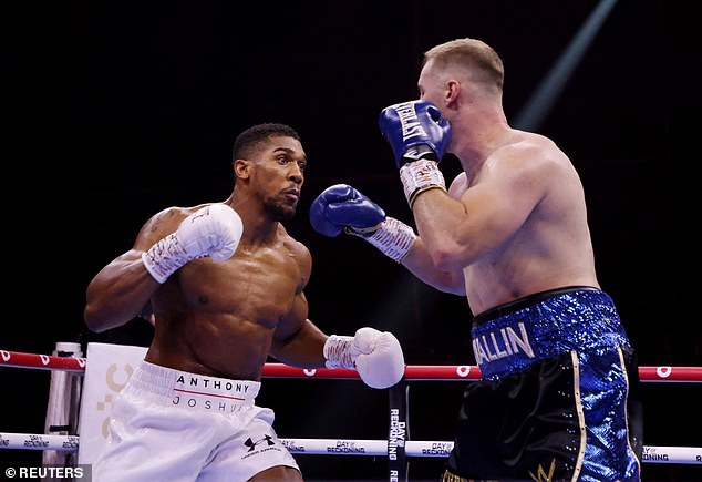 Anthony Joshua stops Otto Wallin in the fifth round of