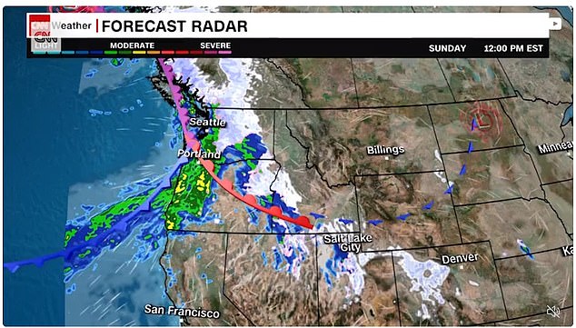 Atmospheric Rivers to bring gusts and up to ten inches