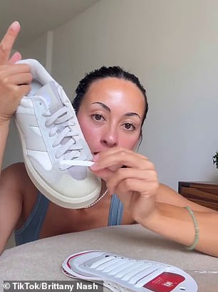 Brittany Nash was ecstatic when she discovered tieless laces - and is buying a strip for every pair of shoes