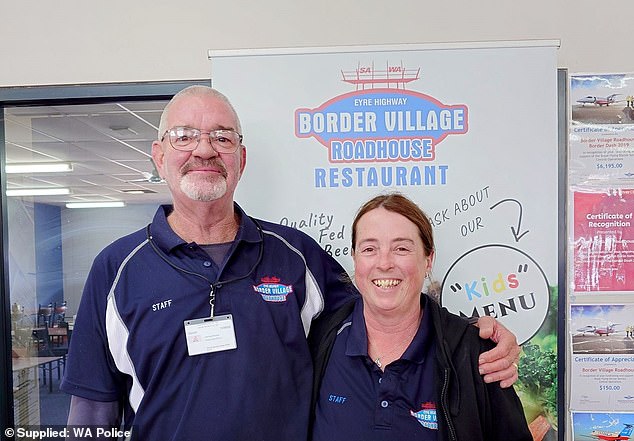 Husband and wife Jason and Zoe Robinson (pictured), who run the Border Village Roadhouse, are used to the confusion caused by the unique time zone, but their customers are not