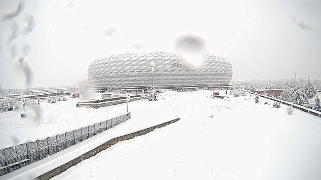 Bayern Munich's match against Union Berlin on Saturday has been postponed after heavy snowfall