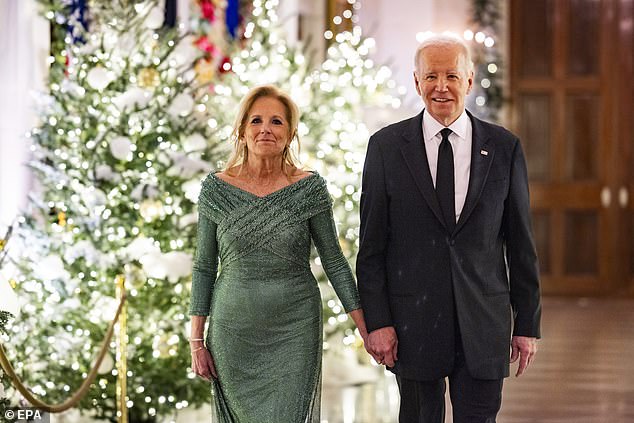 President Joe and Jill Biden will host 800 guests at the White House on Monday evening to celebrate the fifth night of Hanukkah